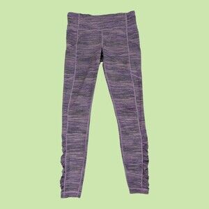 Lululemon Speed Tight Space Dye Camo Tender‎ Violet Black Grape 8